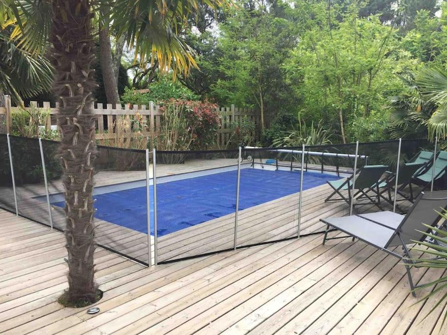 Villa Arcachon 12 Pers Avec Piscine Chauffee 1 Mai Au 30 Sept Bagian luar foto